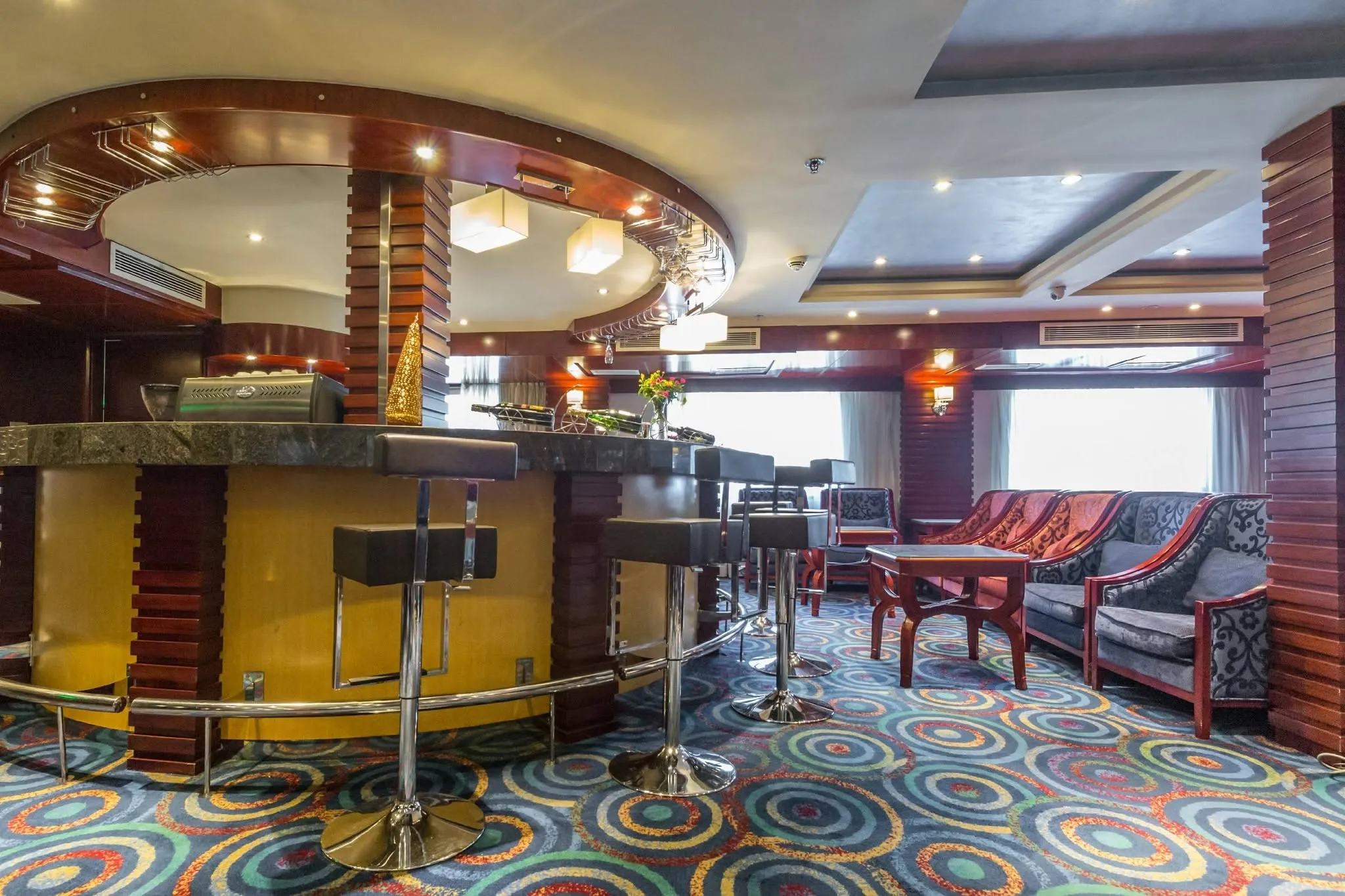 Lounge aboard the Blue Shadow I Nile Cruise Nile cruise
